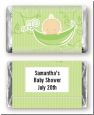 Sweet Pea Caucasian Boy - Personalized Baby Shower Mini Candy Bar Wrappers thumbnail