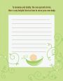 Sweet Pea Caucasian Boy - Baby Shower Notes of Advice thumbnail