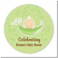 Sweet Pea Caucasian Boy - Personalized Baby Shower Table Confetti