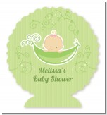 Sweet Pea Caucasian Girl - Personalized Baby Shower Centerpiece Stand
