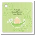 Sweet Pea Caucasian Boy - Personalized Baby Shower Card Stock Favor Tags thumbnail