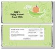 Sweet Pea Hispanic Girl - Personalized Baby Shower Candy Bar Wrappers thumbnail