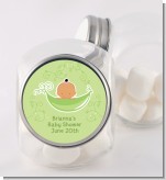 Sweet Pea Hispanic Girl - Personalized Baby Shower Candy Jar