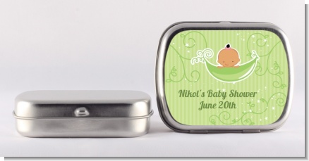 Sweet Pea Hispanic Girl - Personalized Baby Shower Mint Tins
