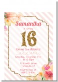 Sweet Sixteen - Birthday Party Petite Invitations