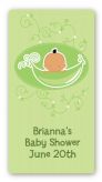 Sweet Pea Hispanic Boy - Custom Rectangle Baby Shower Sticker/Labels