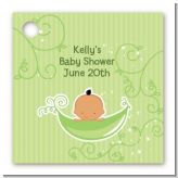 Sweet Pea Hispanic Boy - Personalized Baby Shower Card Stock Favor Tags