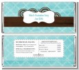 Teal & Brown - Personalized Graduation Party Candy Bar Wrappers thumbnail