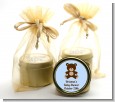 Teddy Bear Blue - Baby Shower Gold Tin Candle Favors thumbnail