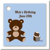 Teddy Bear - Personalized Birthday Party Card Stock Favor Tags