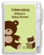 Teddy Bear Neutral - Baby Shower Personalized Notebook Favor thumbnail