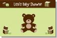 Teddy Bear Neutral - Personalized Baby Shower Placemats thumbnail