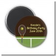 Tennis - Personalized Birthday Party Magnet Favors thumbnail