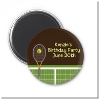 Tennis - Personalized Birthday Party Magnet Favors