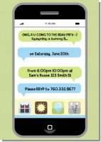 Social Media Texting - Birthday Party Invitations