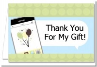 Social Media Texting - Birthday Party Thank You Cards