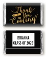 Thank You For Coming - Personalized Graduation Party Mini Candy Bar Wrappers thumbnail