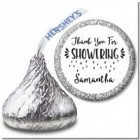 Thank You For Showering - Hershey Kiss Bridal Shower Sticker Labels