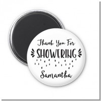 Thank You For Showering - Personalized Bridal Shower Magnet Favors