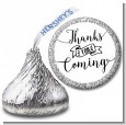 Thanks For Coming - Hershey Kiss Baby Shower Sticker Labels thumbnail