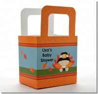 Little Turkey Boy - Personalized Baby Shower Favor Boxes