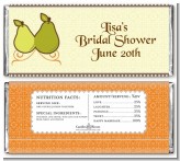The Perfect Pair - Personalized Bridal Shower Candy Bar Wrappers