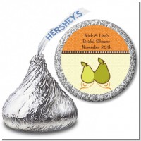 The Perfect Pair - Hershey Kiss Bridal Shower Sticker Labels