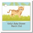 Tiger - Personalized Baby Shower Card Stock Favor Tags thumbnail