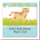 Tiger - Personalized Baby Shower Card Stock Favor Tags