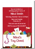 Toy Chest - Birthday Party Petite Invitations