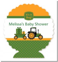 Tractor Truck - Personalized Baby Shower Centerpiece Stand
