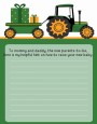 Tractor Truck - Baby Shower Notes of Advice thumbnail