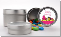 Tractor Truck Pink - Custom Baby Shower Favor Tins