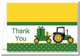 Tractor Truck - Baby Shower Thank You Cards Tractor Truck - Baby Shower Thank You Cards