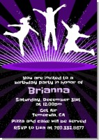 Trampoline - Birthday Party Invitations