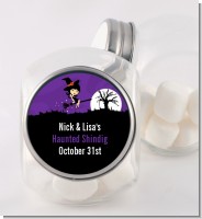 Trendy Witch - Personalized Halloween Candy Jar