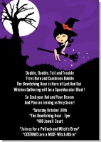 Trendy Witch - Halloween Invitations