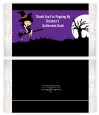 Trendy Witch - Personalized Popcorn Wrapper Halloween Favors thumbnail