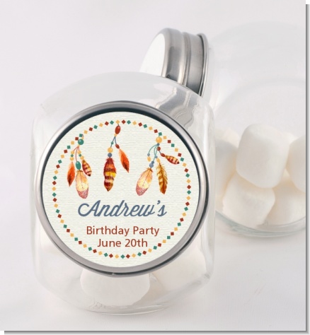 Dream Catcher - Personalized Birthday Party Candy Jar