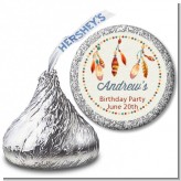 Dream Catcher - Hershey Kiss Birthday Party Sticker Labels