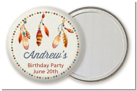 Dream Catcher - Personalized Birthday Party Pocket Mirror Favors
