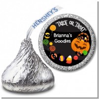 Trick or Treat Candy - Hershey Kiss Halloween Sticker Labels