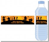 Trick or Treat - Personalized Halloween Water Bottle Labels