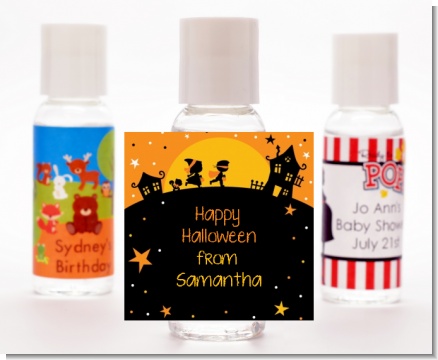 Trick or Treat - Personalized Halloween Hand Sanitizers Favors