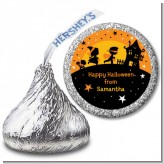 Trick or Treat - Hershey Kiss Halloween Sticker Labels