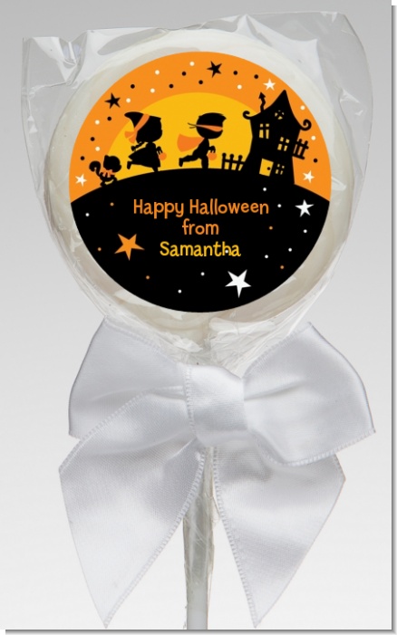 Trick or Treat - Personalized Halloween Lollipop Favors