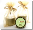 Triplets Three Peas in a Pod African American - Baby Shower Gold Tin Candle Favors thumbnail