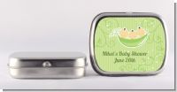 Triplets Three Peas in a Pod Asian - Personalized Baby Shower Mint Tins