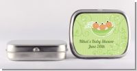 Triplets Three Peas in a Pod Hispanic - Personalized Baby Shower Mint Tins