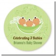 Triplets Three Peas in a Pod Hispanic - Personalized Baby Shower Table Confetti thumbnail